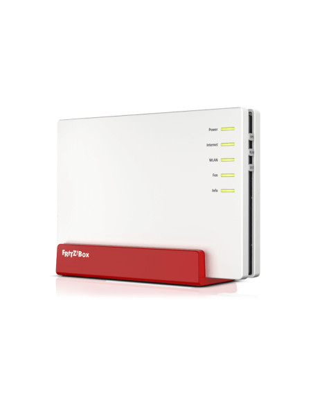 FRITZ!Box 7583 VDSL INT router wireless Gigabit Ethernet Dual-band (2.4 GHz/5 GHz) Rosso, Bianco