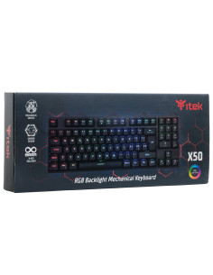 itek X50 tastiera Gaming USB Italiano Nero 2