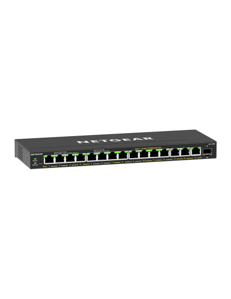 NETGEAR GS316EP-100PES switch di rete Gestito Gigabit Ethernet (10/100/1000) Supporto Power over Ethernet (PoE) Nero