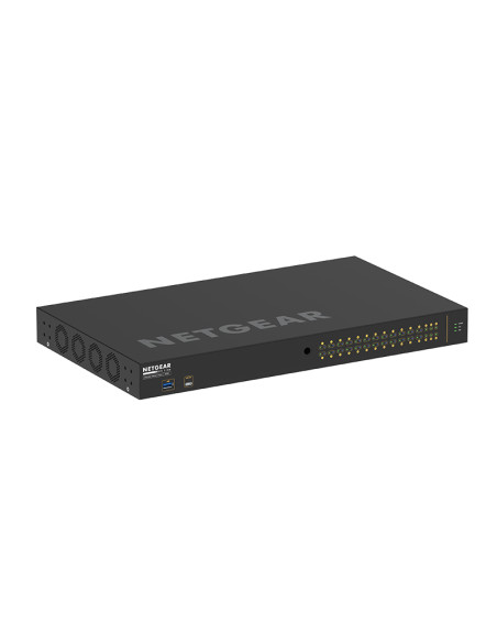 NETGEAR GSM4230P-100EUS switch di rete Gestito L2/L3 Gigabit Ethernet (10/100/1000) Supporto Power over Ethernet (PoE) 1U Nero