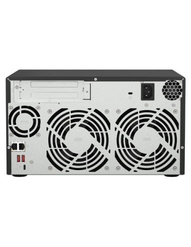 QNAP TS-873A NAS Tower Ryzen Embedded V1500B 8 GB DDR4 0 TB QNAP Turbo System Nero