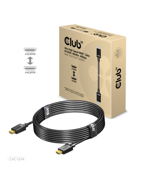 CLUB3D CAC-1374 cavo HDMI 4 m HDMI tipo A (Standard) Nero