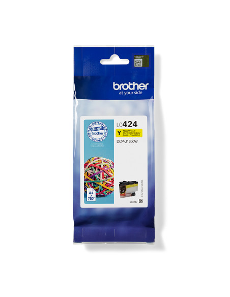 Brother LC424Y cartuccia d'inchiostro 1 pz Originale Giallo