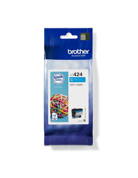 Brother LC424C cartuccia d'inchiostro 1 pz Originale Ciano