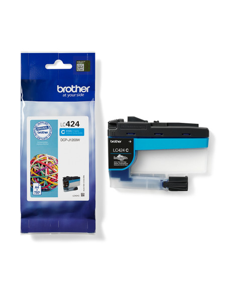 Brother LC424C cartuccia d'inchiostro 1 pz Originale Ciano