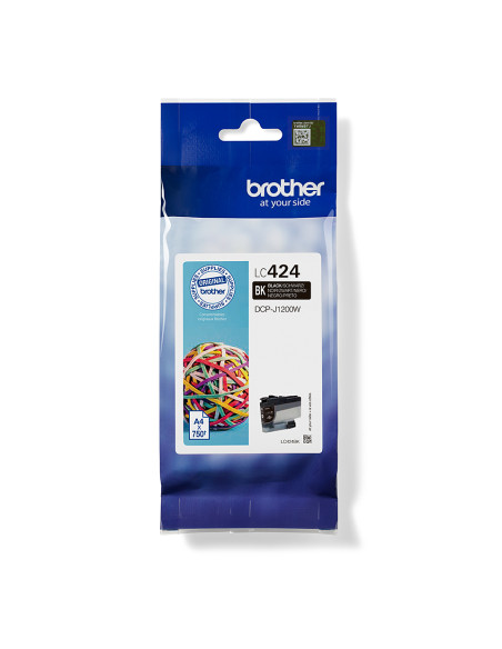 Brother LC424BK cartuccia d'inchiostro 1 pz Originale Nero