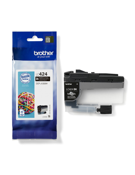 Brother LC424BK cartuccia d'inchiostro 1 pz Originale Nero