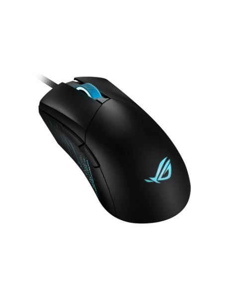 ASUS ROG Gladius III mouse Gaming Mano destra USB tipo A Ottico 19000 DPI