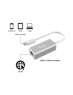 Equip Adattatore di rete da USB-C a RJ45 Gigabit 2