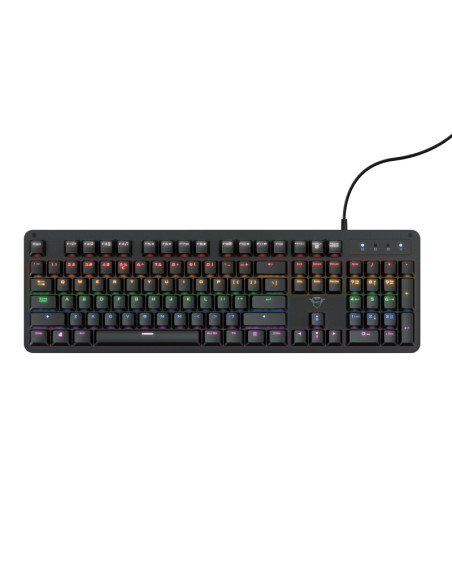 Trust GXT 863 Mazz tastiera Gaming USB QWERTY Italiano Nero