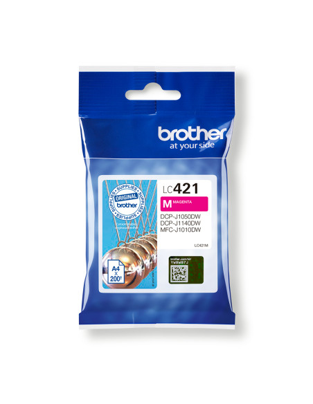 Brother LC421M cartuccia d'inchiostro 1 pz Originale Magenta