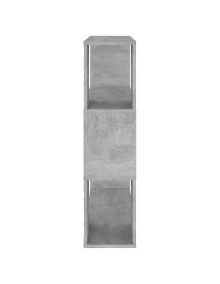 Libreria/Divisorio Grigio Cemento 80x24x94 cm in Truciolato