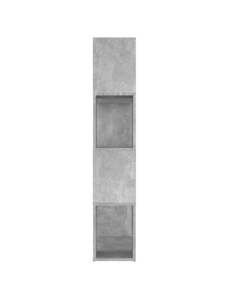 Libreria/Divisorio Grigio Cemento 80x24x124,5 cm in Truciolato