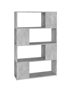 Libreria/Divisorio Grigio Cemento 80x24x124,5 cm in Truciolato 2