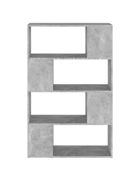 Libreria/Divisorio Grigio Cemento 80x24x124,5 cm in Truciolato