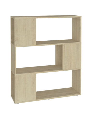 Libreria/Divisorio Rovere Sonoma 80x24x94 cm in Truciolato