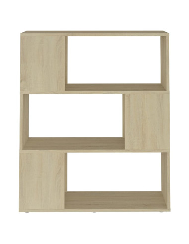 Libreria/Divisorio Rovere Sonoma 80x24x94 cm in Truciolato