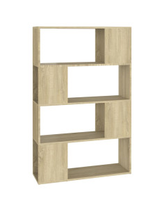 Libreria/Divisorio Rovere Sonoma 80x24x124,5 cm in Truciolato 2