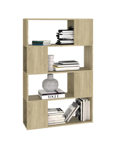 Libreria/Divisorio Rovere Sonoma 80x24x124,5 cm in Truciolato