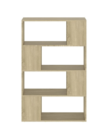 Libreria/Divisorio Rovere Sonoma 80x24x124,5 cm in Truciolato