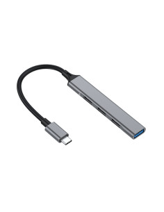Equip 128961 hub di interfaccia USB 3.2 Gen 1 (3.1 Gen 1) Type-C 5000 Mbit/s Nero, Grigio 2