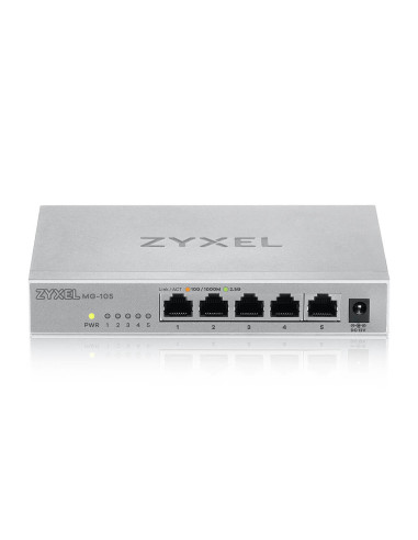 Zyxel MG-105 Non gestito 2.5G Ethernet (100/1000/2500) Acciaio