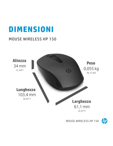 HP Mouse wireless 150