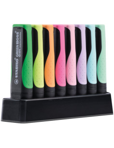STABILO GREEN BOSS evidenziatore 8 pz Punta conica Multicolore 2