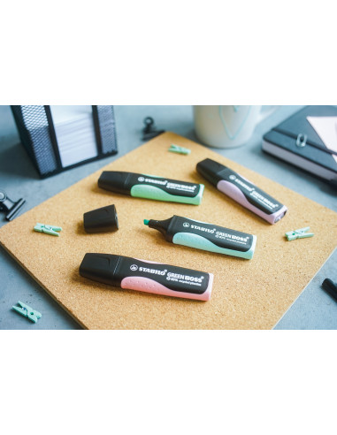 STABILO GREEN BOSS evidenziatore 8 pz Punta conica Multicolore
