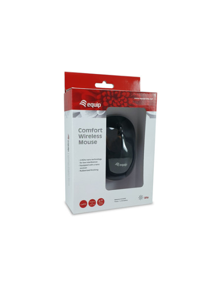 Equip 245111 mouse Ufficio Ambidestro RF Wireless Ottico