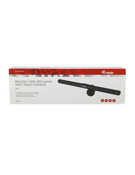 Equip 245450 luce per monitor Nero