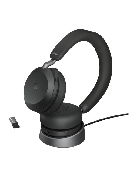 Jabra 27599-999-989 cuffia e auricolare Wireless A Padiglione Ufficio Bluetooth Base di ricarica Nero