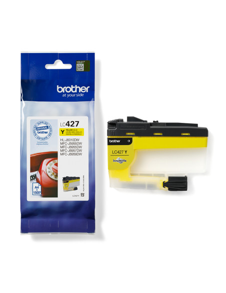 Brother LC427Y cartuccia d'inchiostro 1 pz Originale Giallo
