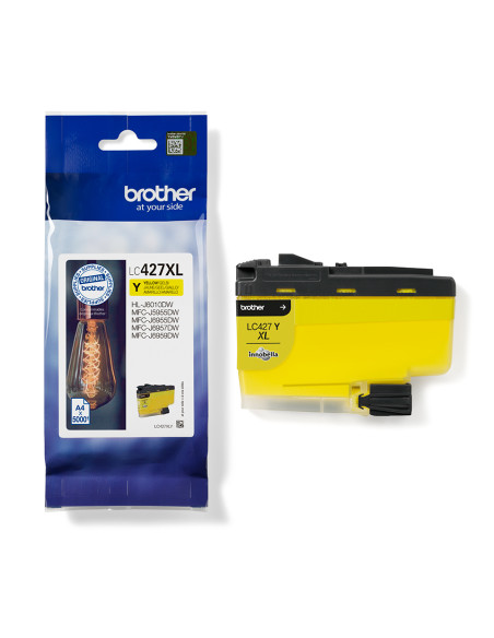Brother LC427XLY cartuccia d'inchiostro 1 pz Originale Giallo