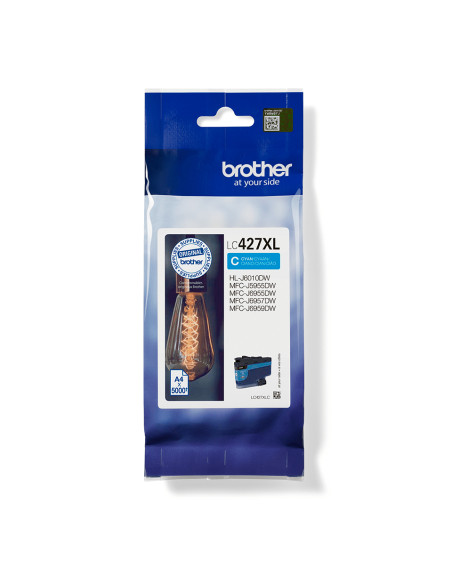 Brother LC427XLC cartuccia d'inchiostro 1 pz Originale Ciano