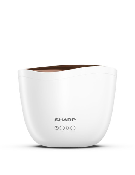 Sharp DF-A1E-W diffusore di aromi Cisterna Plastica Oro, Bianco