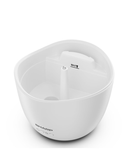 Sharp DF-A1E-W diffusore di aromi Cisterna Plastica Oro, Bianco