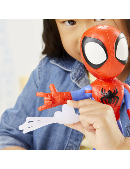 Marvel Spidey e I Suoi Fantastici Amici, mega Spidey, action figure da 22,5 cm, giocattolo per età prescolare, dai 3 anni in su