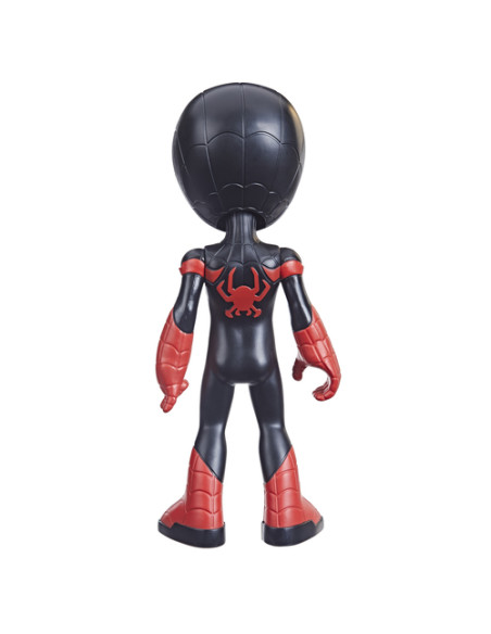 Marvel Spidey e I Suoi Fantastici Amici, mega Miles Morales, action figure da 22,5 cm, giocattolo per età prescolare, dai 3 ann
