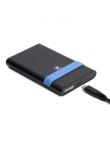 Vultech GS-15U3TC contenitore di unità di archiviazione Custodia per Disco Rigido (HDD) Nero, Blu 2.5"