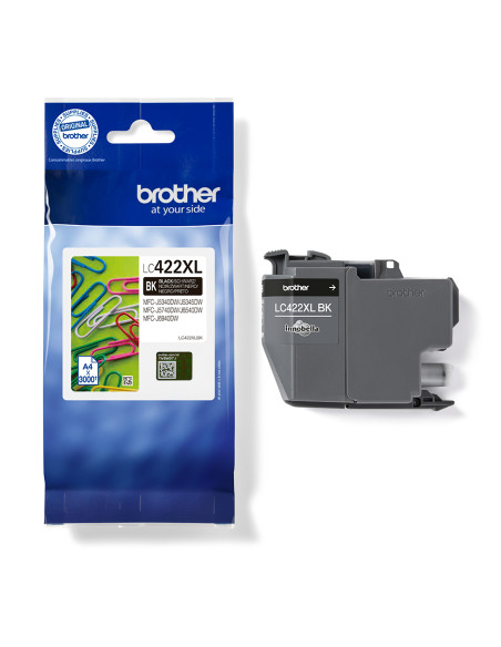 Brother LC422XLBK cartuccia d'inchiostro 1 pz Originale Nero
