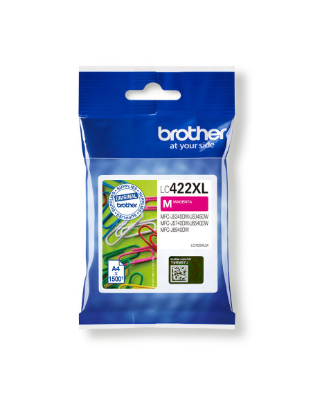 Brother LC422XLM cartuccia d'inchiostro 1 pz Originale Magenta