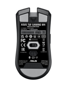 ASUS TUF Gaming M4 Wireless mouse Mano destra RF senza fili + Bluetooth Ottico 12000 DPI 2