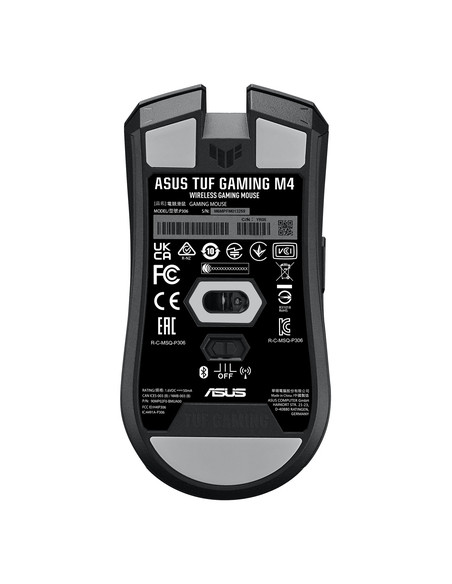 ASUS TUF Gaming M4 Wireless mouse Mano destra RF senza fili + Bluetooth Ottico 12000 DPI