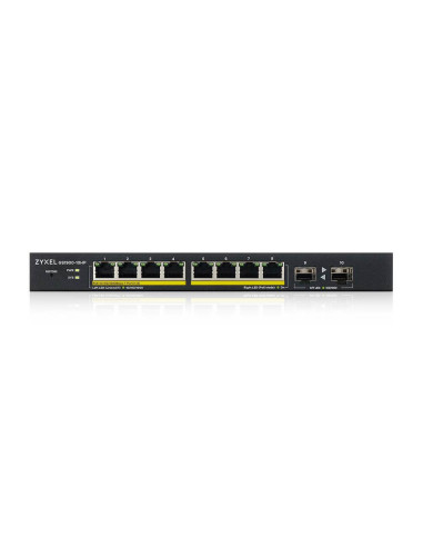 Zyxel GS1900-10HP Gestito L2 Gigabit Ethernet (10/100/1000) Supporto Power over Ethernet (PoE) Nero