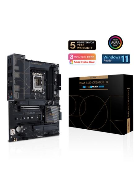 ASUS PROART B660-CREATOR D4 Intel B660 LGA 1700 ATX