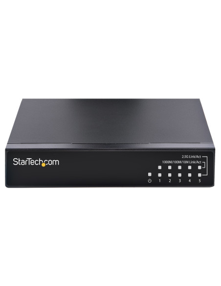StarTech.com Switch 2.5G Unmanaged - Switch Gigabit 5 porte - Switch Ethernet Unmanaged 2.5GBASE-T - Splitter Ethernet - Montagg