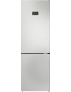 Bosch Serie 4 KGN367LDF Frigorifero Combinato da libera installazione 186 x 60 cm Metal look Classe D