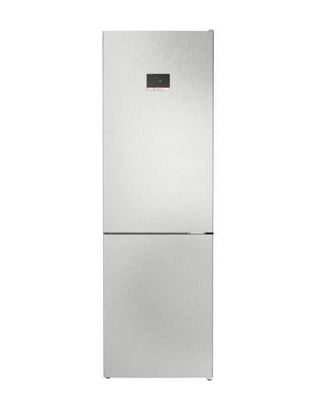 Bosch Serie 4 KGN367LDF Frigorifero combinato da libera installazione 186 x 60 cm Metal look Classe D