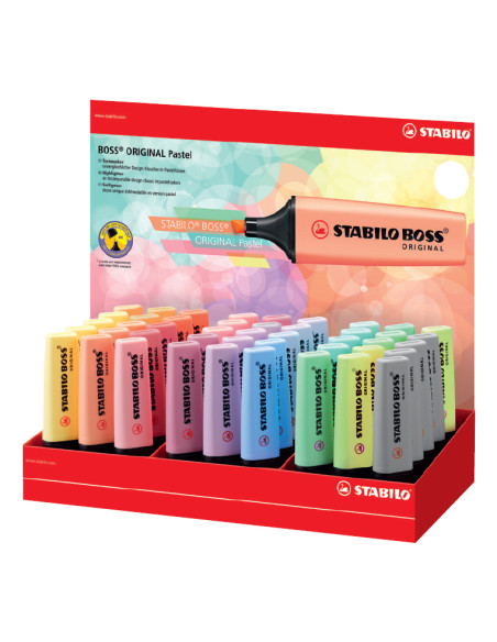 STABILO BOSS ORIGINAL Pastel evidenziatore 45 pz Punta smussata Multicolore